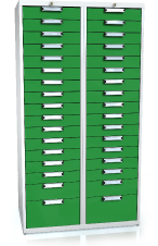 Universal cabinet for workbenches 1773 x 963 x 600 - 34x drawer